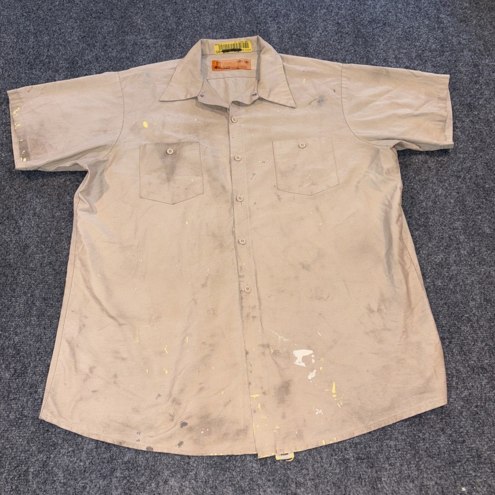 Prison Inmate Work Shirt Tan XL - Picture 1 of 8
